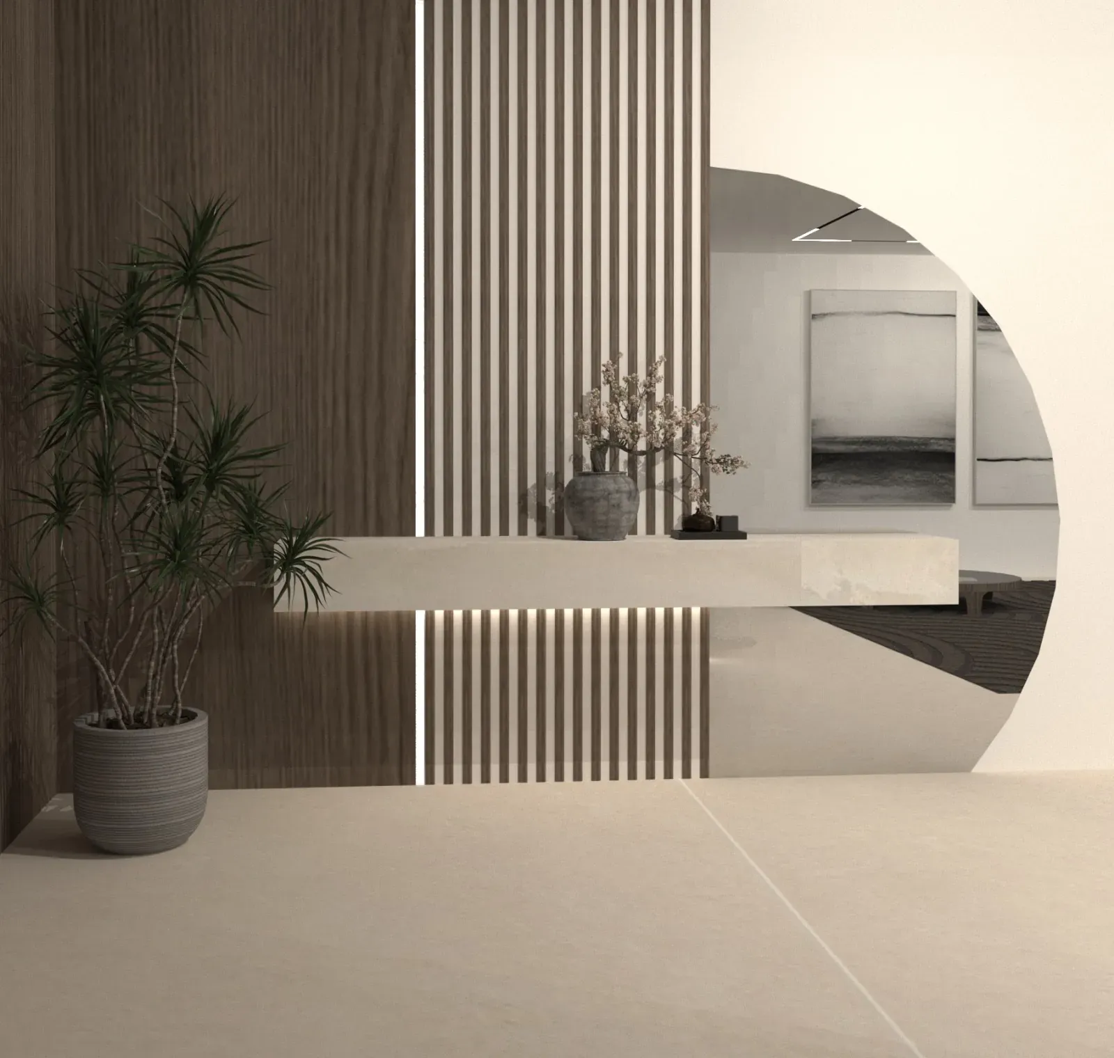 Kraków - minimalistyczne, nowoczesne detale we wnętrzu; proste formy i dopracowane wykończenie.